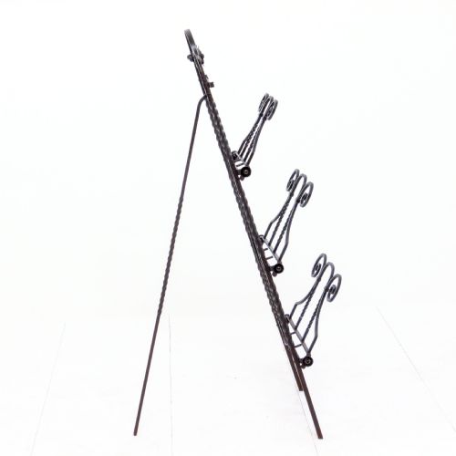 VICTORIAN IRON PAPER RACK - ADDITIONAL PHOTO 3