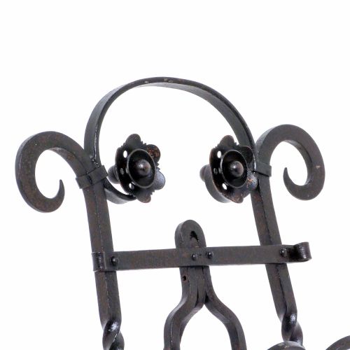 VICTORIAN IRON PAPER RACK - ADDITIONAL PHOTO 4