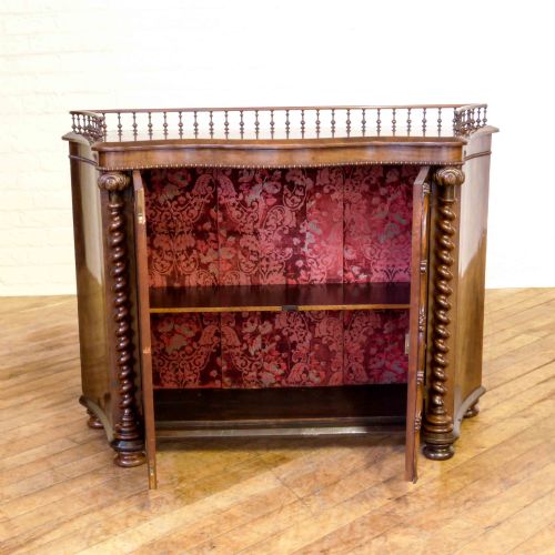 FINE VICTORIAN WALNUT CREDENZA - ADDITIONAL PHOTO 6