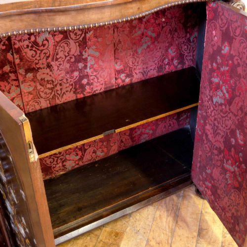 FINE VICTORIAN WALNUT CREDENZA - ADDITIONAL PHOTO 7