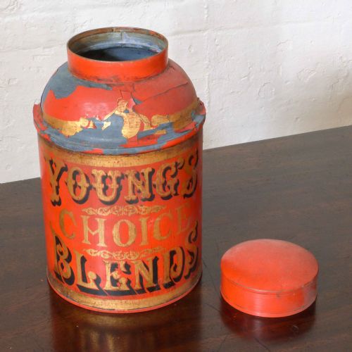 SET OF SIX VICTORIAN TEA CANISTERS - ADDITIONAL PHOTO 2