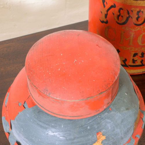 SET OF SIX VICTORIAN TEA CANISTERS - ADDITIONAL PHOTO 6