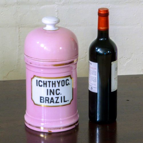SET OF 9 FRENCH APOTHACARY JARS - ADDITIONAL PHOTO 3