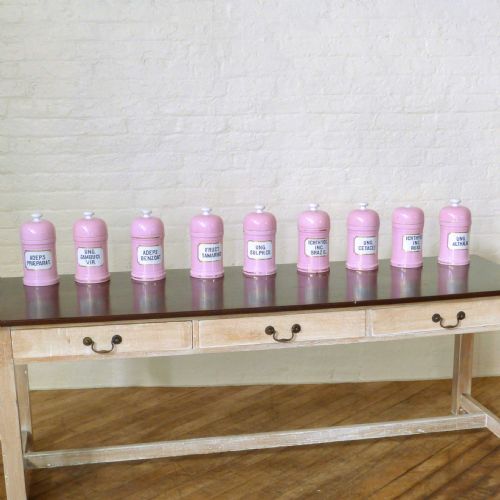 SET OF 9 FRENCH APOTHACARY JARS - ADDITIONAL PHOTO 12