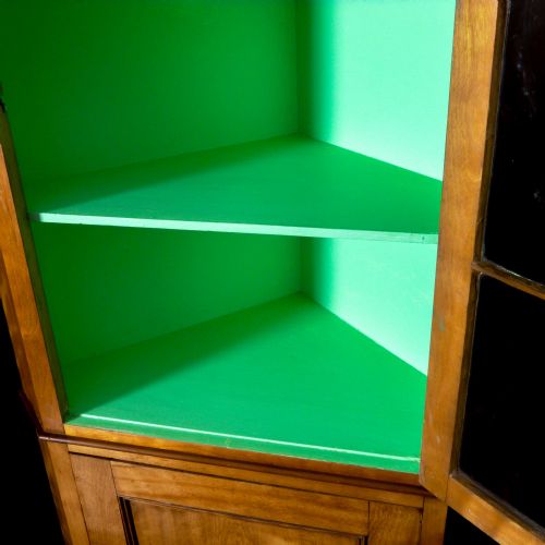 VICTORIAN BIRCH CORNER CUPBOARD - ADDITIONAL PHOTO 5