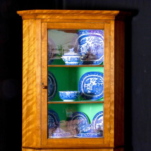 VICTORIAN BIRCH CORNER CUPBOARD - ADDITIONAL PHOTO 7