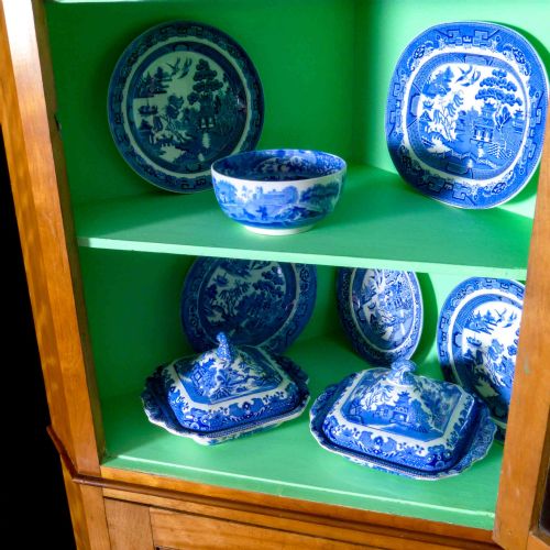VICTORIAN BIRCH CORNER CUPBOARD - ADDITIONAL PHOTO 8