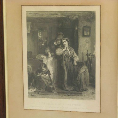 VICTORIAN ENGRAVING YE SHALL WALK IN SILK ATTIRE - ADDITIONAL PHOTO 1