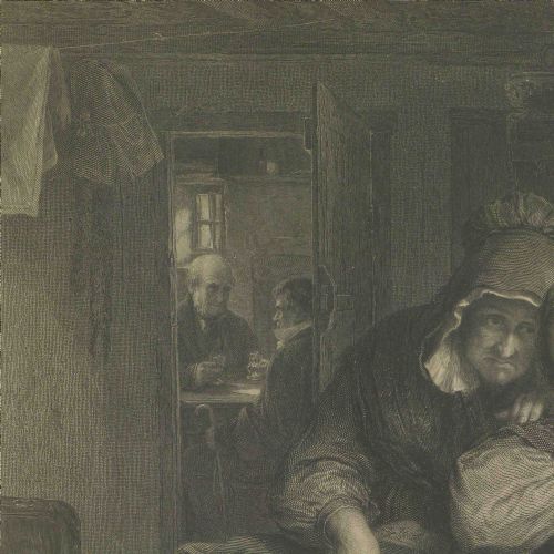 VICTORIAN ENGRAVING YE SHALL WALK IN SILK ATTIRE - ADDITIONAL PHOTO 2