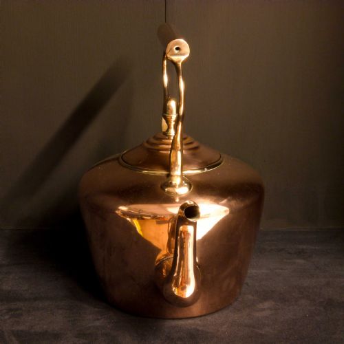 VICTORIAN COPPER KETTLE - ADDITIONAL PHOTO 3
