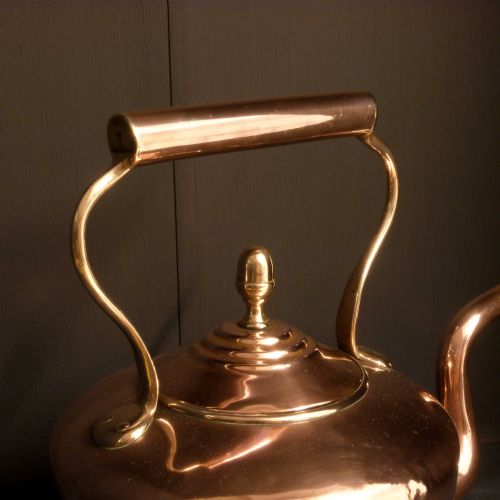 VICTORIAN COPPER KETTLE - ADDITIONAL PHOTO 5
