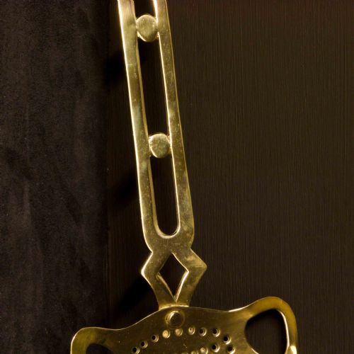 VICTORIAN BRASS CHESTNUT ROASTER - ADDITIONAL PHOTO 5