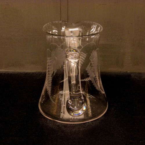 VICTORIAN GLASS WATER JUG - ADDITIONAL PHOTO 3