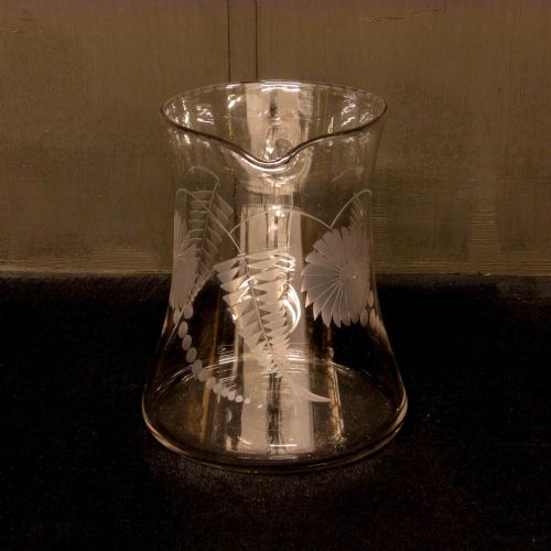 VICTORIAN GLASS WATER JUG - ADDITIONAL PHOTO 4
