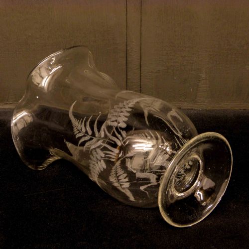 VICTORIAN CELERY VASE WITH TRI FOIL TOP - ADDITIONAL PHOTO 2
