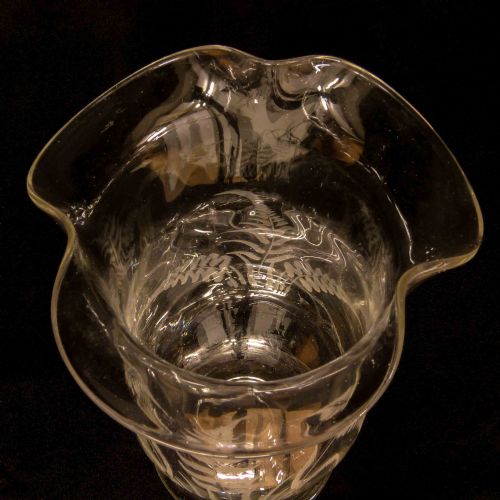 VICTORIAN CELERY VASE WITH TRI FOIL TOP - ADDITIONAL PHOTO 3