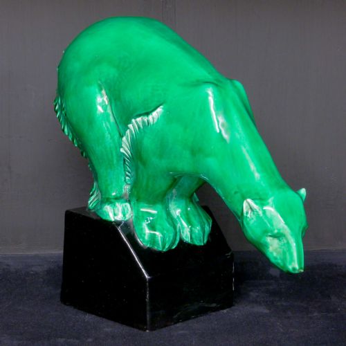 svres polar bear - CATEGORY: ANTIQUE CERAMICS - DATED 1930