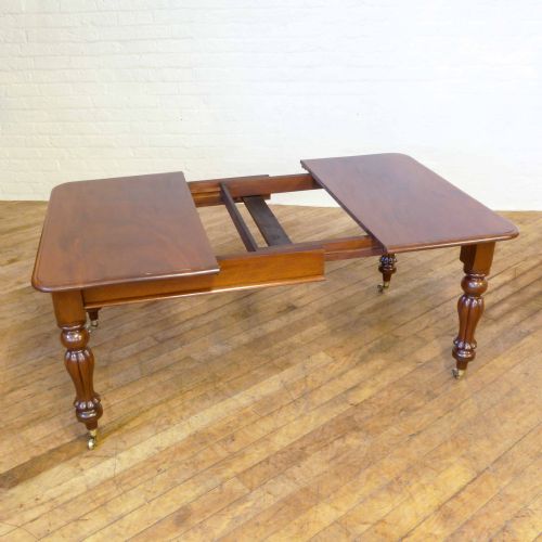 VICTORIAN MAHOGANY EXTENDING TABLE - ADDITIONAL PHOTO 1