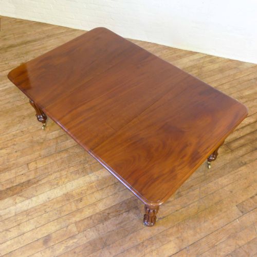 VICTORIAN MAHOGANY EXTENDING TABLE - ADDITIONAL PHOTO 4