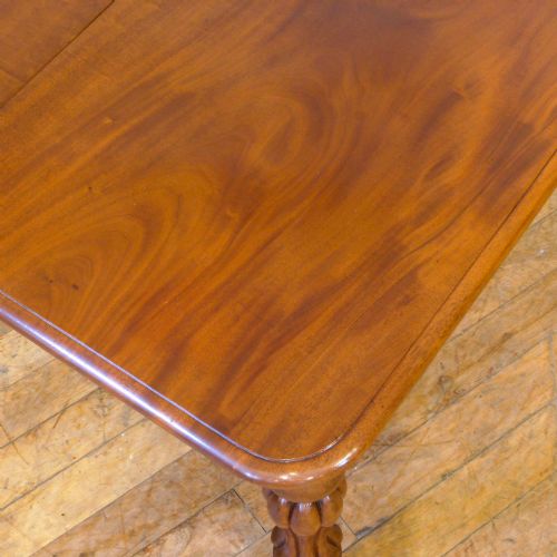 VICTORIAN MAHOGANY EXTENDING TABLE - ADDITIONAL PHOTO 5