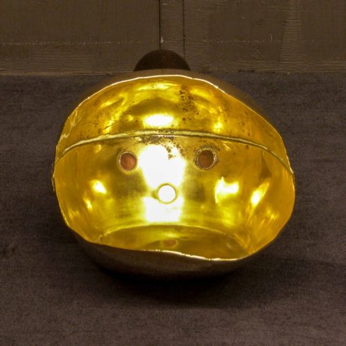 VICTORIAN BRASS CORN SCOOP - ADDITIONAL PHOTO 5