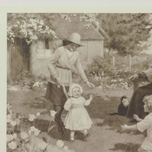 VICTORIAN PRINT FIRST STEPS - ADDITIONAL PHOTO 5