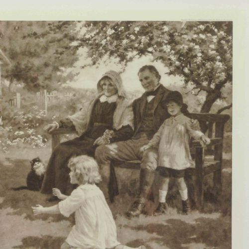 VICTORIAN PRINT FIRST STEPS - ADDITIONAL PHOTO 6