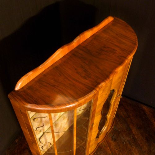WALNUT ART DECO CABINET - ADDITIONAL PHOTO 2