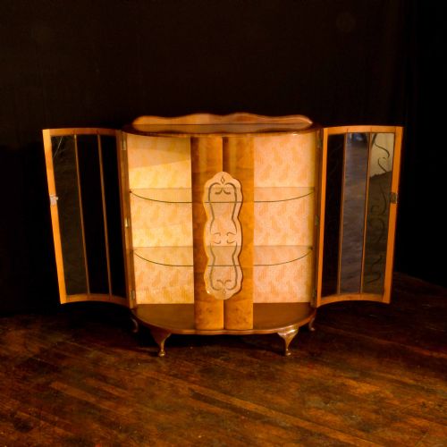 WALNUT ART DECO CABINET - ADDITIONAL PHOTO 1