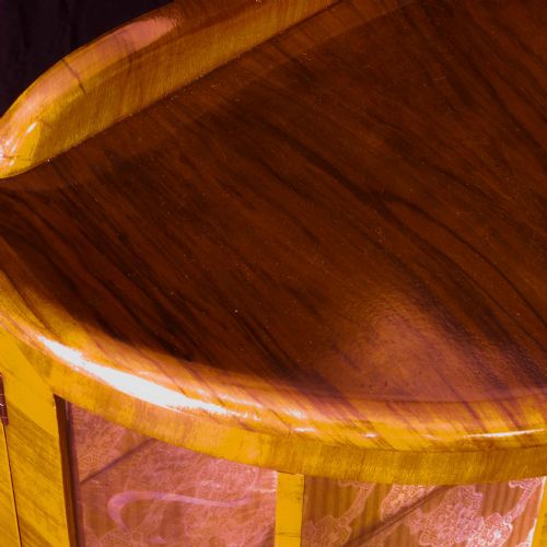 WALNUT ART DECO CABINET - ADDITIONAL PHOTO 5