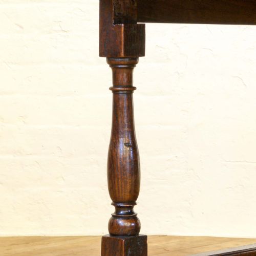 GEORGIAN OAK GATELEG TABLE - ADDITIONAL PHOTO 6