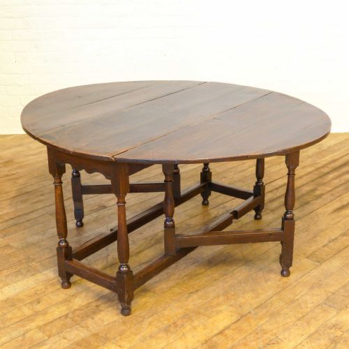 GEORGIAN OAK GATELEG TABLE - ADDITIONAL PHOTO 8