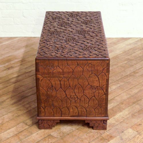 CARVED CAMPHOR WOOD TRUNK - ADDITIONAL PHOTO 9