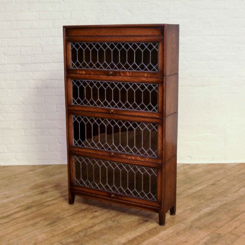 oak sectional bookcase - CATEGORY: ANTIQUE BOOKCASES - DATED 1920