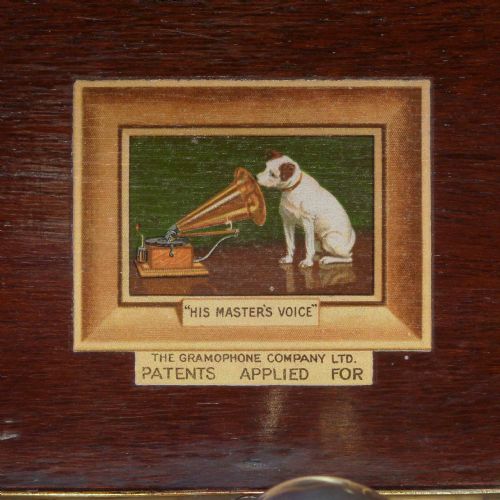 TABLE TOP HIS MASTERS VOICE GRAMOPHONE - ADDITIONAL PHOTO 3