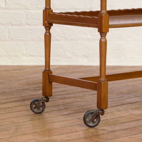 MAHOGANY TEACARD TROLLEY - ADDITIONAL PHOTO 4