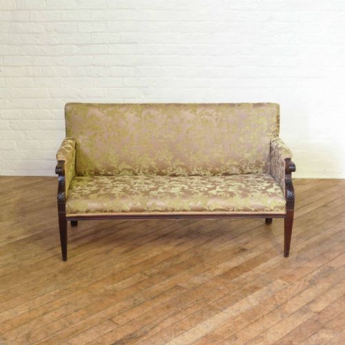 VICTORIAN MAHOGANY SOFA - ADDITIONAL PHOTO 2
