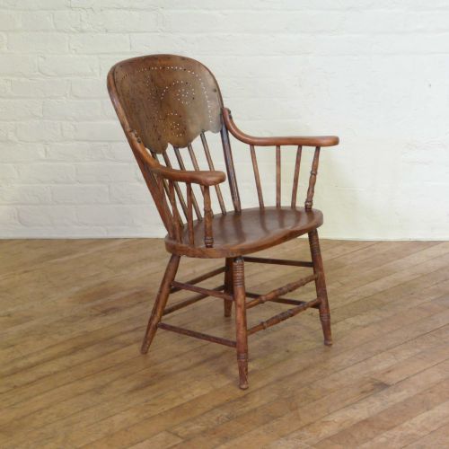edwardian bentwood style armchair - CATEGORY: ANTIQUE CHAIRS - DATED EDWARDIAN