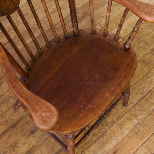 EDWARDIAN BENTWOOD STYLE ARMCHAIR - ADDITIONAL PHOTO 3