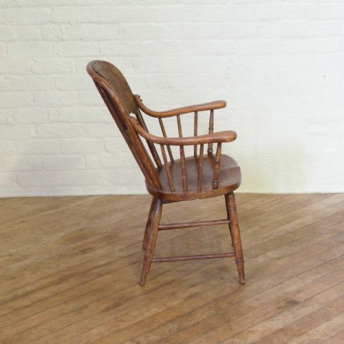 EDWARDIAN BENTWOOD STYLE ARMCHAIR - ADDITIONAL PHOTO 5
