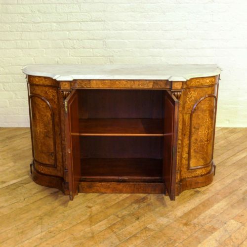 VICTORIAN WALNUT CREDENZA - ADDITIONAL PHOTO 2
