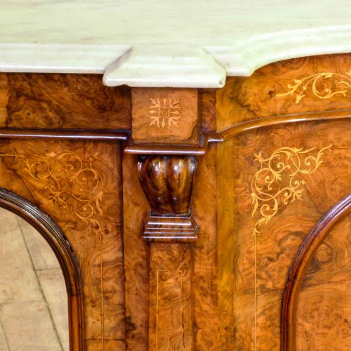 VICTORIAN WALNUT CREDENZA - ADDITIONAL PHOTO 5