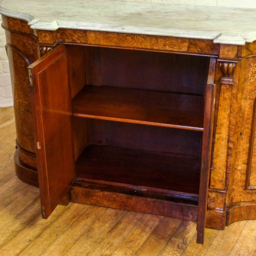 VICTORIAN WALNUT CREDENZA - ADDITIONAL PHOTO 6
