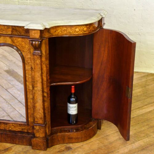 VICTORIAN WALNUT CREDENZA - ADDITIONAL PHOTO 14