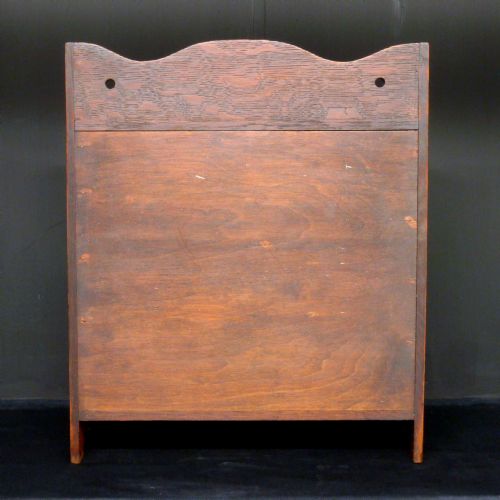 VICTORIAN OAK SMOKER'S CABINET - ADDITIONAL PHOTO 14