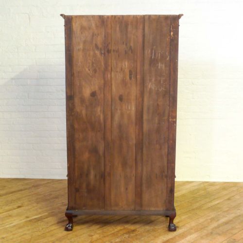 EDWARDIAN CHIPPENDALE STYLE MAHOGANY BOOKCASE - ADDITIONAL PHOTO 9