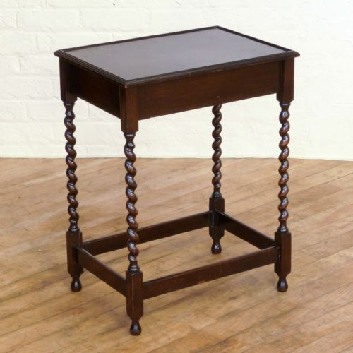 jacobean style oak occasional table - CATEGORY: ANTIQUE TABLES - DATED 1920