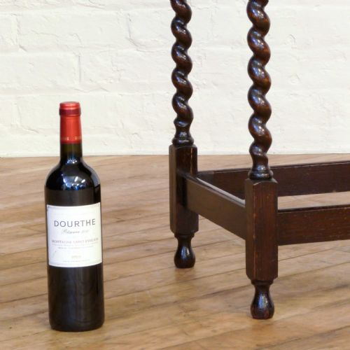 JACOBEAN STYLE OAK OCCASIONAL TABLE - ADDITIONAL PHOTO 3