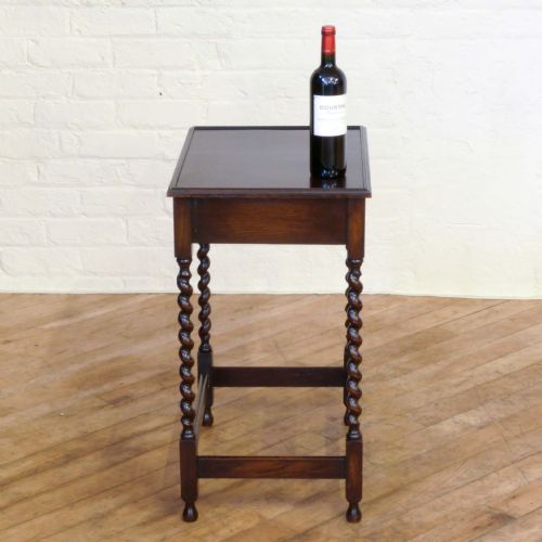 JACOBEAN STYLE OAK OCCASIONAL TABLE - ADDITIONAL PHOTO 4