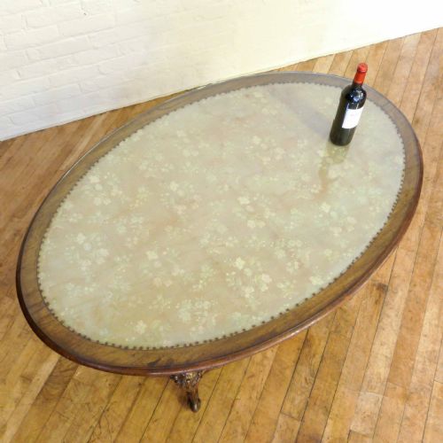 19TH CENTURY FRENCH WALNUT CENTRE TABLE - ADDITIONAL PHOTO 1